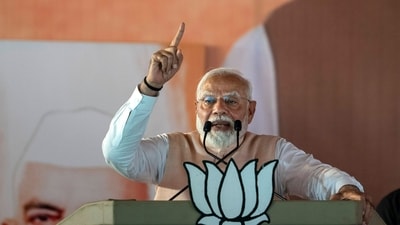 Prime Minister Narendra Modi at an election campaign rally in Meerut on March 31. (AP) Prime Minister Narendra Modi at an election campaign rally in Meerut on March 31. (AP)