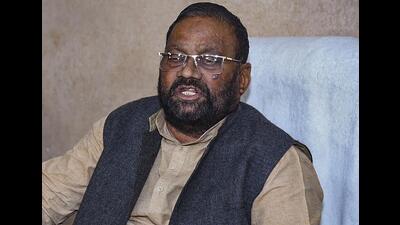Rashtriya Shoshit Samaaj Party chief Swami Prasad Maurya (HT FILE)