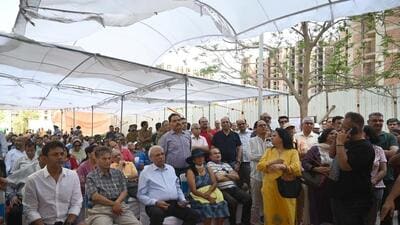 Unitech Vistas project was launched in 2008 with 1,287 flats which were to be delivered in 2012. (Parveen Kumar/HT Photo) Unitech Vistas project was launched in 2008 with 1,287 flats which were to be delivered in 2012. (Parveen Kumar/HT Photo)