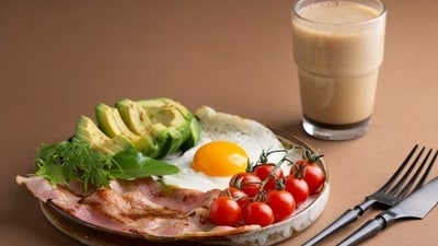 Have protein-rich breakfast: Having a diet rich in protein can ensure repair and rejuvenation of cells. It can also keep you full for longer and curb unwanted cravings. Protein also regulates blood sugar level. (Freepik) Have protein-rich breakfast: Having a diet rich in protein can ensure repair and rejuvenation of cells. It can also keep you full for longer and curb unwanted cravings. Protein also regulates blood sugar level. (Freepik)