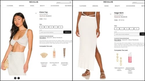 The price of the outfit Priyanka Chopra wore to Mannara Chopra's birthday party. (Revolve) The price of the outfit Priyanka Chopra wore to Mannara Chopra's birthday party. (Revolve)