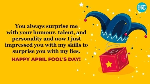 April Fool's Day 2024: April Fool's Day falls on April 1 every year. (HT Photo) April Fool's Day 2024: April Fool's Day falls on April 1 every year. (HT Photo)