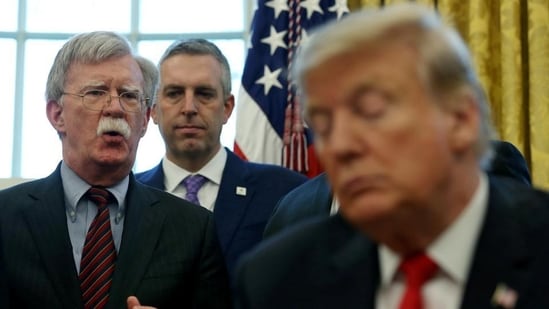 Former US President Donald Trump has earlier claimed he would not act like a dictator if he were reelected to the White House, “except for day one.” (REUTERS)