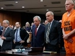 Alex Murdaugh, convicted of killing his wife, Maggie, and younger son, Paul, in June 2021, sits during a hearing on a motion for a retrial, Tuesday, Jan. 16, 2024, at the Richland County Judicial Center in Columbia, S.C. Alex Murdaugh, convicted of killing his wife, Maggie, and younger son, Paul, in June 2021, sits during a hearing on a motion for a retrial, Tuesday, Jan. 16, 2024, at the Richland County Judicial Center in Columbia, S.C.