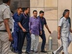 Delhi chief minister and AAP convenor Arvind Kejriwal at the Rouse Avenue court in New Delhi. Delhi chief minister and AAP convenor Arvind Kejriwal at the Rouse Avenue court in New Delhi.