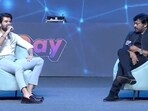 Vijay Deverakonda and Chiranjeevi at Origin Day hosted by Telugu Digital Media Federation