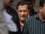 Delhi chief minister and AAP convenor Arvind Kejriwal at Rouse Avenue Court.