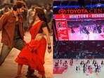 Mahesh Babu and Sreeleela's song from Guntur Kaaram was played at an NBA game in the US Mahesh Babu and Sreeleela's song from Guntur Kaaram was played at an NBA game in the US