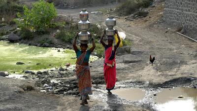 (FILE PHOTO)Navi Mumbai, India - May 22, 2018: Problems aplenty for villagers of Owe camp who are facing water crisis, cracks in homes and bad roads at Kharghar in Navi Mumbai, India, on Tuesday, May 22, 2018. (Photo by Bachchan Kumar/ Hindustan Times) (Hindustan Times) (FILE PHOTO)Navi Mumbai, India - May 22, 2018: Problems aplenty for villagers of Owe camp who are facing water crisis, cracks in homes and bad roads at Kharghar in Navi Mumbai, India, on Tuesday, May 22, 2018. (Photo by Bachchan Kumar/ Hindustan Times) (Hindustan Times)