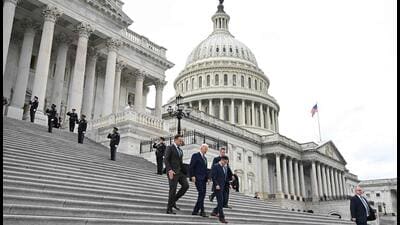 A view of the US Capitol in Washington, DC. (AFP)