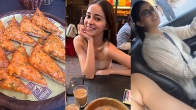 Ananya Panday shared a glimpse of her and Navya Nanda's day out in Mumbai Ananya Panday shared a glimpse of her and Navya Nanda's day out in Mumbai