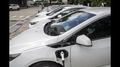 Chandigarh administrator Banwarilal Purohit had removed the cap on non-electric vehicles on November 23, 2023. (Bloomberg) Chandigarh administrator Banwarilal Purohit had removed the cap on non-electric vehicles on November 23, 2023. (Bloomberg)