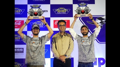 In the 4WD category, Aaryak Rana and Virender Kashyap from Himachal Pradesh were adjudged as the overall winners of SJOBA rally. (HT Photo)
