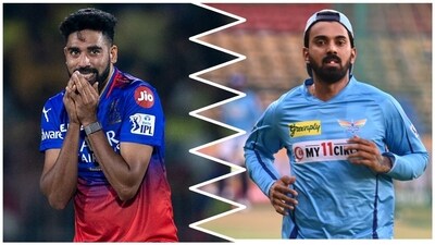 It's Mohammed Siraj vs KL Rahul as RCB are set to host LSG (AFP-AP) It's Mohammed Siraj vs KL Rahul as RCB are set to host LSG (AFP-AP)