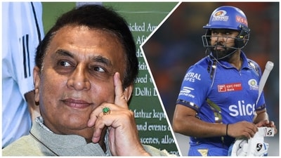 Gavaskar dissected Rohit's wicket during the IPL 2024 match between MI and RR (ANI) Gavaskar dissected Rohit's wicket during the IPL 2024 match between MI and RR (ANI)