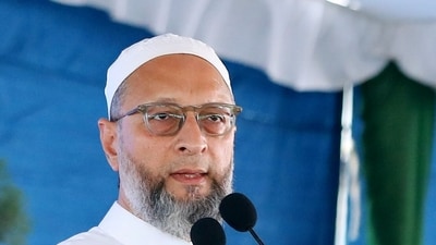 All India Majlis-e-Ittehadul Muslimeen (AIMIM) chief Asaduddin Owaisi in Hyderabad. (ANI)