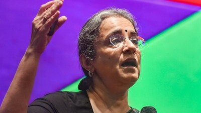 Chairperson of the Securities and Exchange Board of India (SEBI) Madhabi Puri Buch is seen. (PTI)