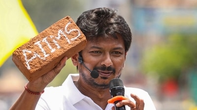 Tamil Nadu minister and DMK leader Udhayanidhi Stalin during an election rally. (PTI file photo) Tamil Nadu minister and DMK leader Udhayanidhi Stalin during an election rally. (PTI file photo)