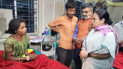 "This is a disaster, an emergency situation. I have visited the families of those who have been killed and also those who are undergoing treatment at the hospital. I will thank the administration for their prompt action in the rescue operation. We are beside the people and will take care of their treatment and rebuilding the houses," Banerjee said, adding that the rescue operation is over. (PTI) "This is a disaster, an emergency situation. I have visited the families of those who have been killed and also those who are undergoing treatment at the hospital. I will thank the administration for their prompt action in the rescue operation. We are beside the people and will take care of their treatment and rebuilding the houses," Banerjee said, adding that the rescue operation is over. (PTI)