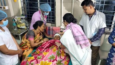 "So far, we have reports of the death of five people. The number of injured is quite high. I met the injured and the family members of those who died in the storm. The state administration will do everything to help the affected families," she said. (PTI) "So far, we have reports of the death of five people. The number of injured is quite high. I met the injured and the family members of those who died in the storm. The state administration will do everything to help the affected families," she said. (PTI)