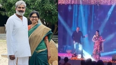 SS Rajamouli and Rama danced at filmmaker Cherry's daughter's sangeet SS Rajamouli and Rama danced at filmmaker Cherry's daughter's sangeet
