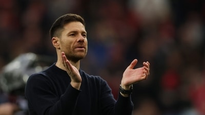 Xabi Alonso has decided to stay at Bayer Leverkusen next season. (REUTERS)