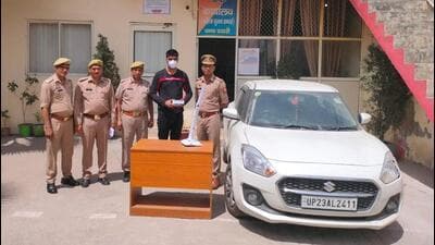 The fifth suspect, a friend of the deceased, was absconding and police teams were deployed to nab him but on March 21, he surrendered before the court. (HT Photo) The fifth suspect, a friend of the deceased, was absconding and police teams were deployed to nab him but on March 21, he surrendered before the court. (HT Photo)