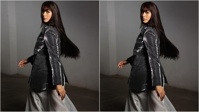 Her stunning pictures quickly went viral on social media, garnering over 400k likes and several comments from her adoring followers who couldn't stop gushing over her looks. We can't wait to see what stylish look the diva will rock next. (Instagram/@mrunalthakur) Her stunning pictures quickly went viral on social media, garnering over 400k likes and several comments from her adoring followers who couldn't stop gushing over her looks. We can't wait to see what stylish look the diva will rock next. (Instagram/@mrunalthakur)