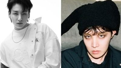 BTS members J-Hope and Jungkook collaborated on the former's album Hope on the Street Vol 1 for the track 'I Wonder'. The album dropped on March 29. (pic credit- bighit music, source music, hybe label) BTS members J-Hope and Jungkook collaborated on the former's album Hope on the Street Vol 1 for the track 'I Wonder'. The album dropped on March 29. (pic credit- bighit music, source music, hybe label)