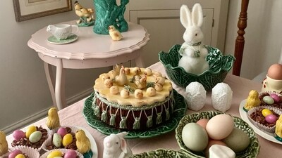 An Easter table laden with goodies (Instagram) An Easter table laden with goodies (Instagram)