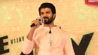 Vijay Deverakonda at the press meet for Family Star. A song from the album Kalyani Vaccha Vacchaa attracted some mixed response for featuring lavish visuals in a story about middle-class lives. When Vijay was asked the same question, he said: “I don’t understand, are people genuinely confused or are they just looking to troll us?” Vijay Deverakonda at the press meet for Family Star. A song from the album Kalyani Vaccha Vacchaa attracted some mixed response for featuring lavish visuals in a story about middle-class lives. When Vijay was asked the same question, he said: “I don’t understand, are people genuinely confused or are they just looking to troll us?”