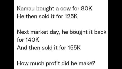 Viral Brain Teaser: Can you solve this question without using a pen and a paper? (X/@Rainmaker1973) Viral Brain Teaser: Can you solve this question without using a pen and a paper? (X/@Rainmaker1973)