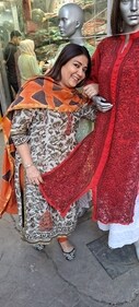 Lubna on a shopping spree (Deep Saxena/HT)