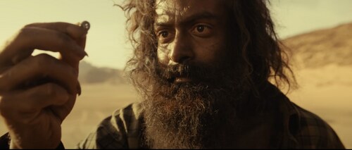 Prithviraj Sukumaran in The Goat Life. Prithviraj Sukumaran in The Goat Life.