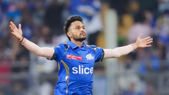 Madhwal got the big wickets of Jos Buttler, Sanju Samson and Ravichandran Ashwin(MI)