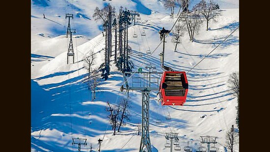 The Gulmarg Gondola earned revenue of ₹110 crore in the last fiscal (Photo:X)
