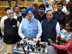 BJP delegation comprising Union Minister Hardeep Singh Puri (ANI)