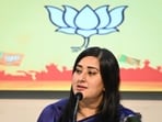 BJP candidate for Lok Sabha elections Bansuri Swaraj (Sanchit Khanna/ Hindustan Times)