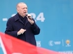Turkish President and leader of Justice and Development (AK) Party, Recep Tayyip Erdogan. (AFP)