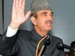 Former Jammu and Kashmir chief minister Ghulam Nabi Azad. (HT File) Former Jammu and Kashmir chief minister Ghulam Nabi Azad. (HT File)