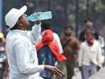 As spring recedes, the temperatures have inched past the 40°C mark in several regions and many parts of the southern peninsula are already struggling with unprecedented water crises. (HT PHOTO)
