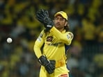 Chennai Super Kings' MS Dhoni fields the ball during the Indian Premier League cricket tournament between between Chennai Super Kings and Gujarat Titans Chennai Super Kings' MS Dhoni fields the ball during the Indian Premier League cricket tournament between between Chennai Super Kings and Gujarat Titans