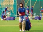 The Royal Challengers Bangalore will play against the Lucknow Super Giants (LSG) team at M. Chinnaswamy Stadium in Bengaluru on Tuesday. (PTI) The Royal Challengers Bangalore will play against the Lucknow Super Giants (LSG) team at M. Chinnaswamy Stadium in Bengaluru on Tuesday. (PTI)