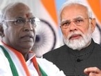 Congress chief Mallikarjun Kharge and Prime Minister Narendra Modi Congress chief Mallikarjun Kharge and Prime Minister Narendra Modi