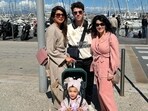 Priyanka Chopra and Nick Jonas enjoy outing with Malti Marie Chopra Jonas and Nick's mom. Priyanka Chopra and Nick Jonas enjoy outing with Malti Marie Chopra Jonas and Nick's mom.