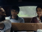 Pratik Gandhi and Vidya Balan in a still from the song.