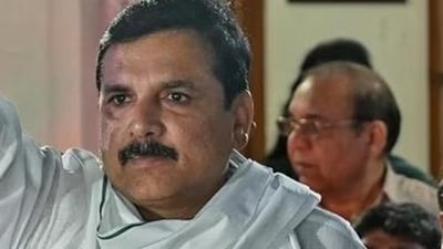 AAP leader and MP Sanjay Singh was arrested by the federal agency on October 4, (File Photo) AAP leader and MP Sanjay Singh was arrested by the federal agency on October 4, (File Photo)