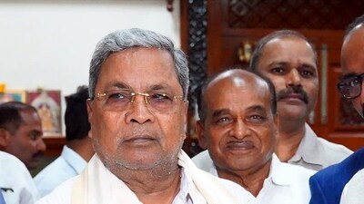 Karnataka CM Siddaramaiah. (ANI Photo) (Arunkumar Rao)