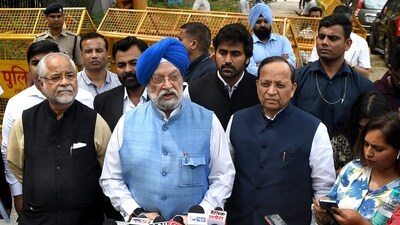 BJP delegation comprising Union Minister Hardeep Singh Puri (ANI) BJP delegation comprising Union Minister Hardeep Singh Puri (ANI)