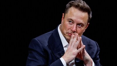Elon Musk, Chief Executive Officer of SpaceX and Tesla and owner of Twitter, gestures as he attends the Viva Technology conference. (Reuters)